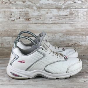 Avia Walking Sneaker Womens 9.5 White Pink